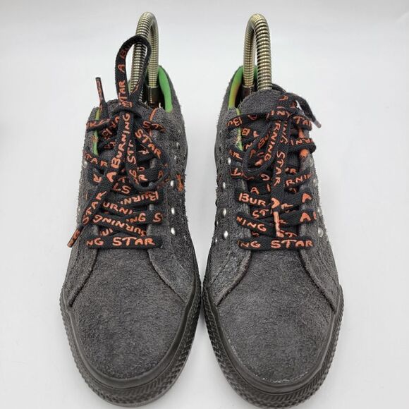 Converse X Come Tees One Star Ox Size 7 Womens Black Orange Shoes Sneakers - Picture 10 of 13